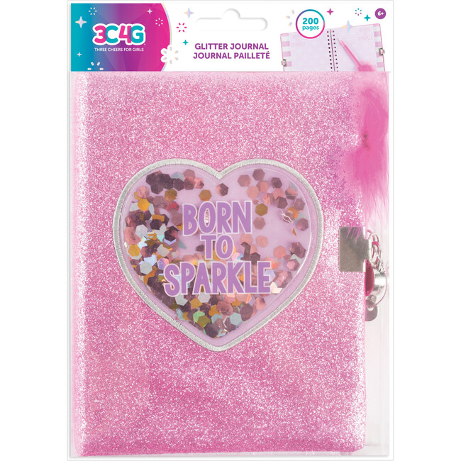 Born to Sparkle Glitter Journal