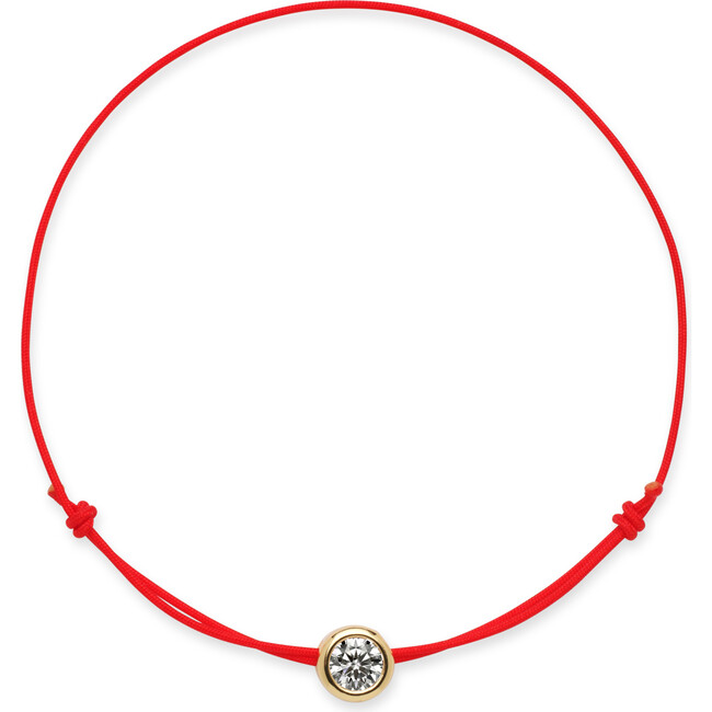 Kids Sparkle Circle Charm Bracelet, Red