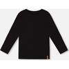 Organic Cotton Jersey Pocket T-Shirt, Black - T-Shirts - 1 - thumbnail