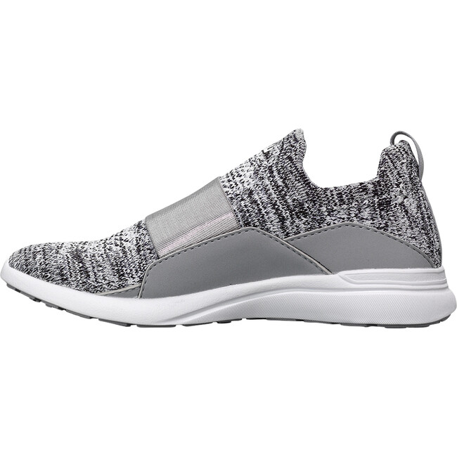 Youth TechLoom Bliss Sneaker, Heather Grey & White - Sneakers - 2
