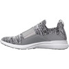 Youth TechLoom Bliss Sneaker, Heather Grey & White - Sneakers - 2