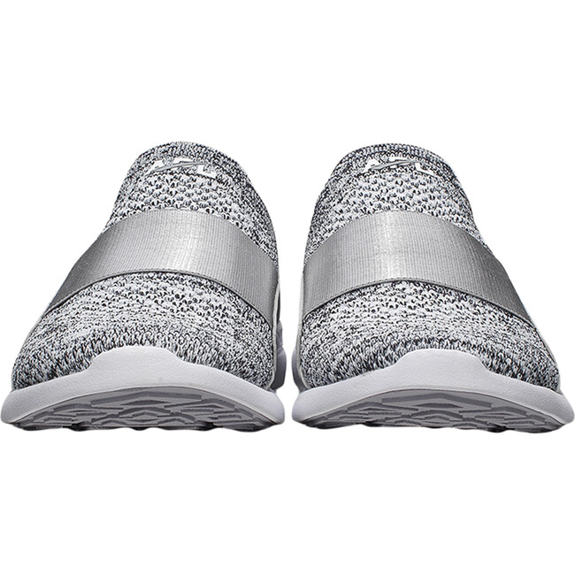 Youth TechLoom Bliss Sneaker, Heather Grey & White - Sneakers - 4