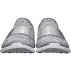 Youth TechLoom Bliss Sneaker, Heather Grey & White - Sneakers - 4