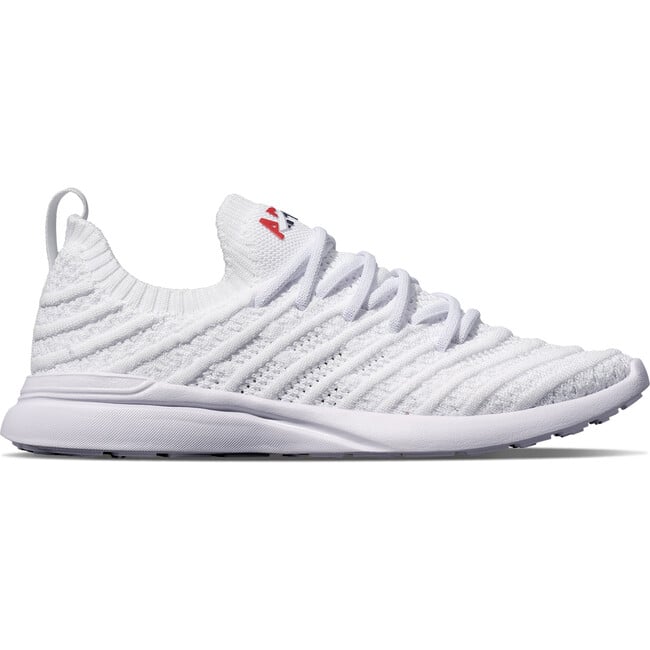 Youth's TechLoom Wave White / Red / Navy - Sneakers - 1