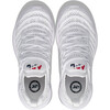 Youth's TechLoom Wave White / Red / Navy - Sneakers - 5 - thumbnail