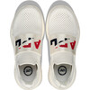 Youth's TechLoom Bliss Ivory / Red / Navy - Sneakers - 5
