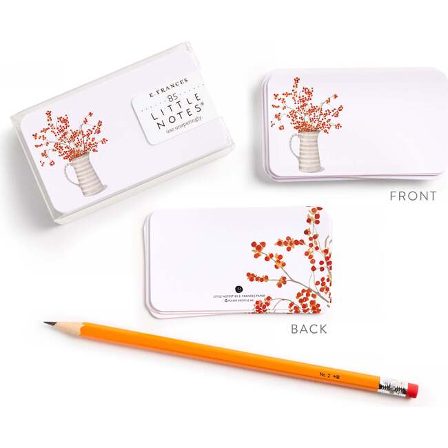 Set of 85 Little Notes®, Autumn Berry Pitcher - Paper Goods - 2