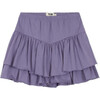 Organic Cotton Jersey Skort, Purple - Skirts - 1 - thumbnail