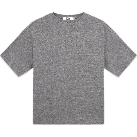 Cashmere T-Shirt, Heather Grey