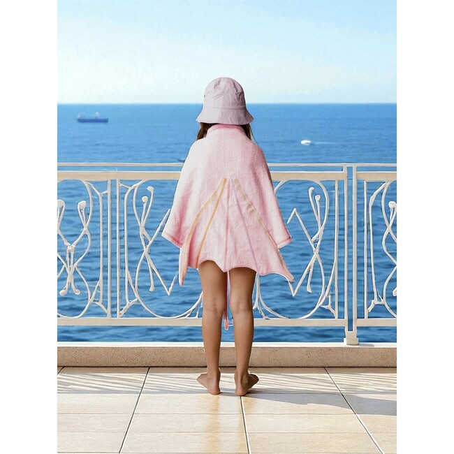 Mermaid Wrap Towel, Pink - Costumes - 4