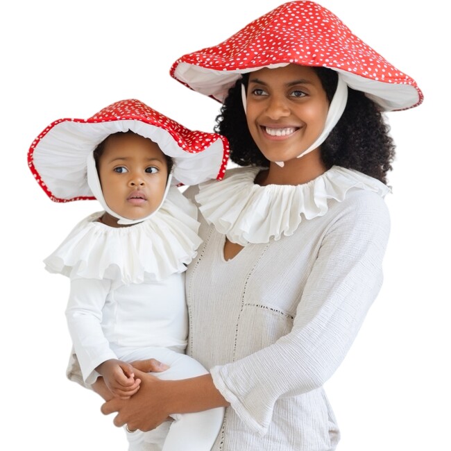 Adult Toadstool Hat with Ruffle Collar