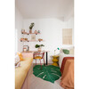 Monstera Leaf Washable Rug, Green - Rugs - 2