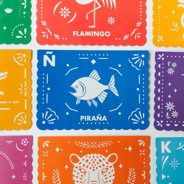 Spanish-English ABC Flash Cards - Educational Toys - 4
