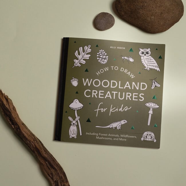 How to Draw Mushrooms & Woodland Creatures for Kids