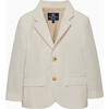 Sebastian Blazer, Oatmeal Stripe - Blazers - 1 - thumbnail