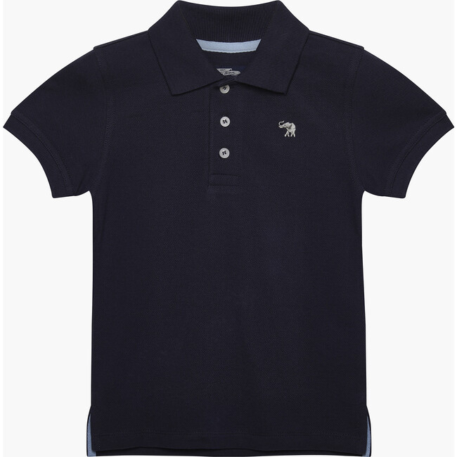 Harry Pique Polo Shirt, Navy