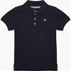 Harry Pique Polo Shirt, Navy - Polo Shirts - 1 - thumbnail
