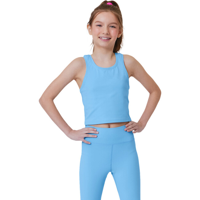 Girls TLC Crop Top, Cotton Candy