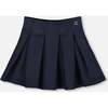 Pleated Milano Skirt Navy Blue, Navy Blue - Skirts - 1 - thumbnail