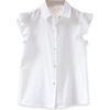Lola Top, White - Blouses - 1 - thumbnail