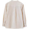 Long Sleeves Shirt, Oatmeal Stripe - Shirts - 2
