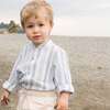 Long Sleeves Shirt, Ocean Stripe - Shirts - 5