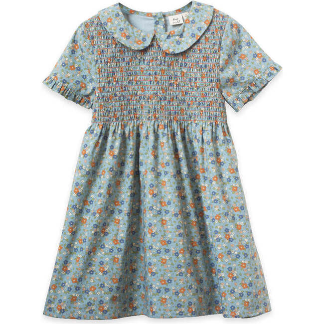 Briar Peter Pan Collar Smock Floral Dress, Cottage - Dresses - 1