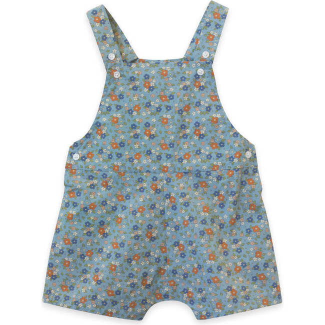 Baby Floral Short Jumper, Cottage - Overalls - 1