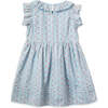 Ana Ruffle Sleeve Piped Dress, Summer Posy - Dresses - 2
