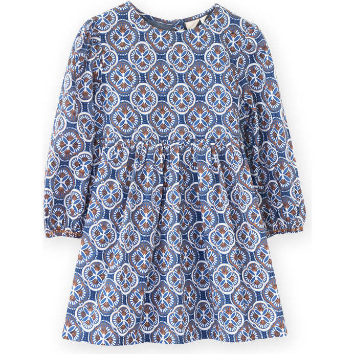 Phoebe Dress, Blue Mosaic - Dresses - 1