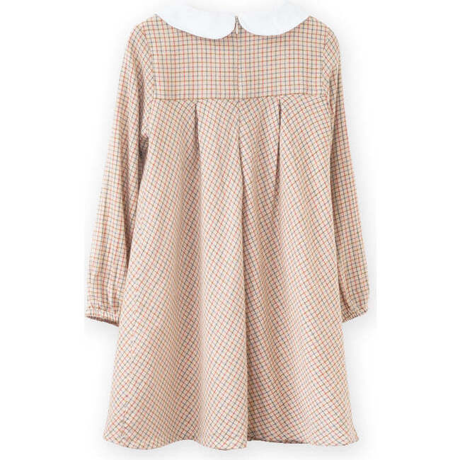 Brook Dress, Beige Country Check - Dresses - 2