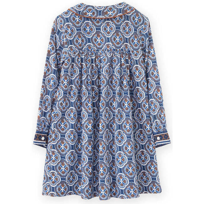 Amelia Dress, Blue Mosaic - Dresses - 3