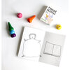 Non-Toxic Finger Crayons With Coloring Book, Stickers + Tote, Green - Coloring - 4