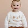 Jack-o-lantern Sweater, Cream - Sweaters - 2