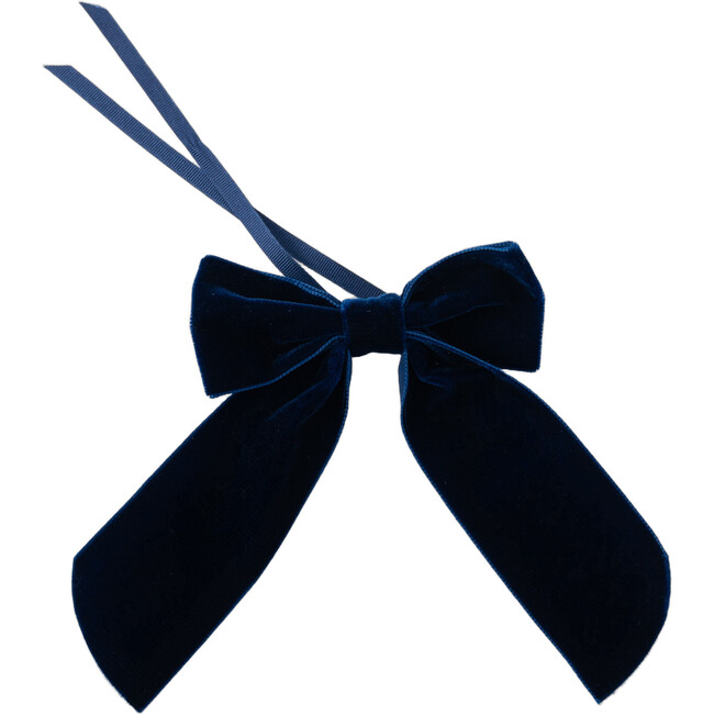 Velvet Napkin Bow, Navy
