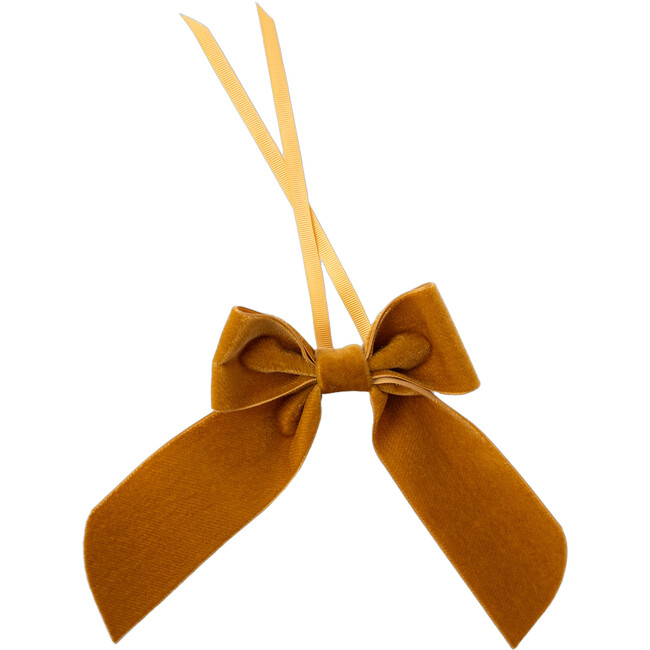 Velvet Napkin Bow, Gold