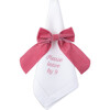 Please Leave by 9 Dinner Napkins, Dusty Rose - Tabletop - 2