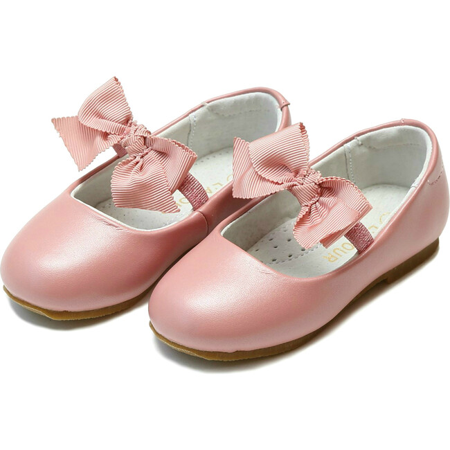 Pauline Bow Flat, Rose