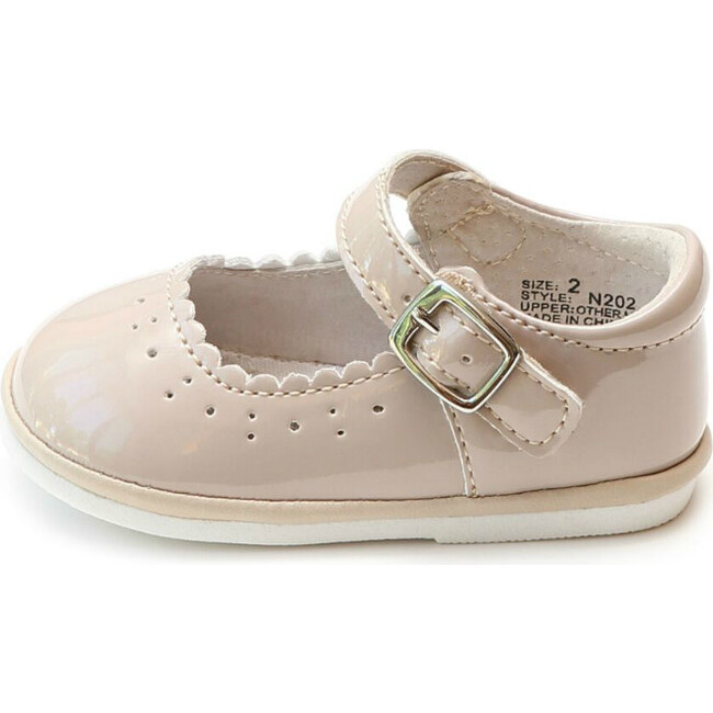 Scarlett Scalloped Mary Jane, Almond  (Baby) - Mary Janes - 2