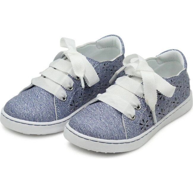 Denise Cut Out Sneaker, Denim