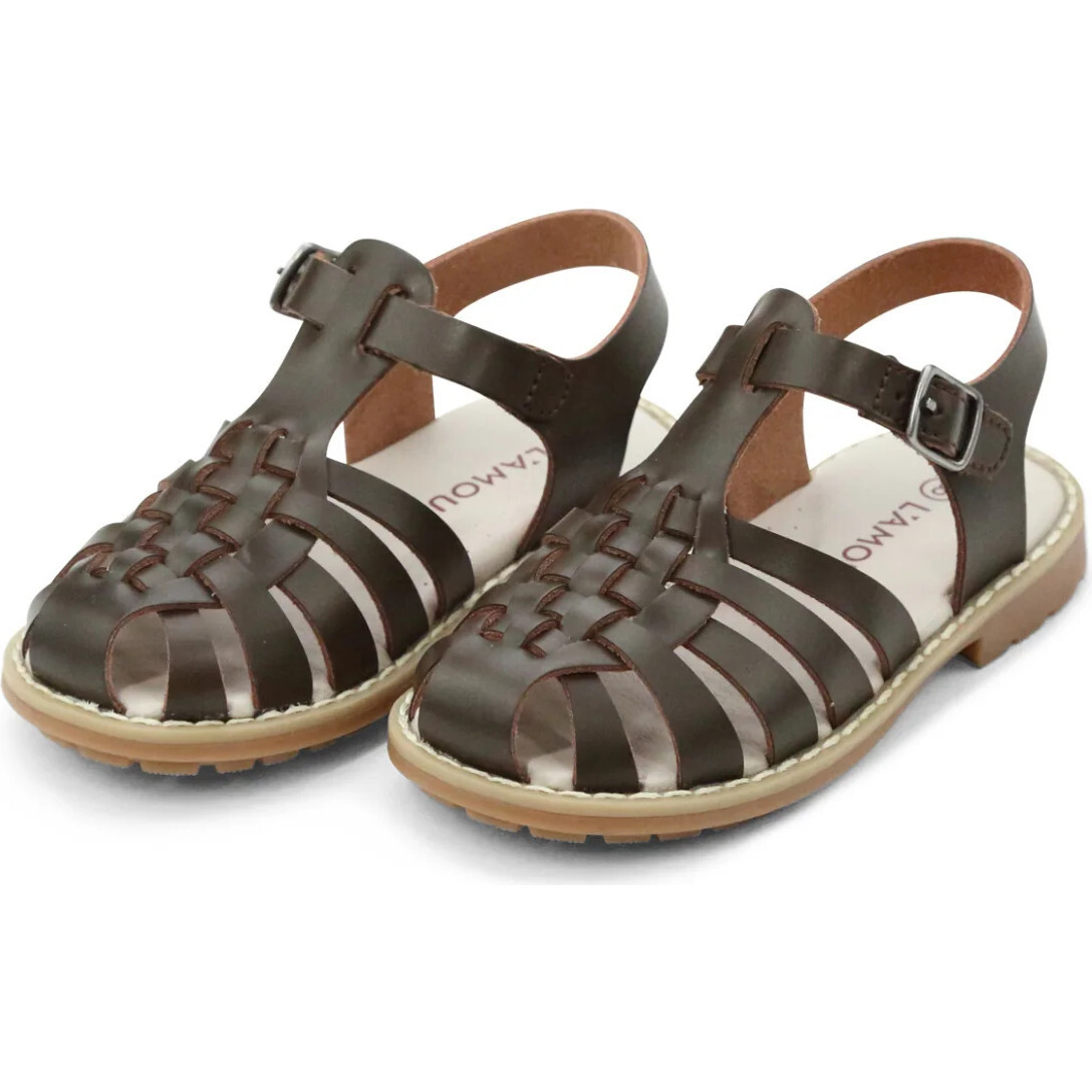 Avery Fisherman Sandal, Brown - Sandals - 1
