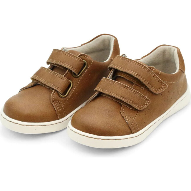 Kyle Double Velcro Sneaker, Chestnut