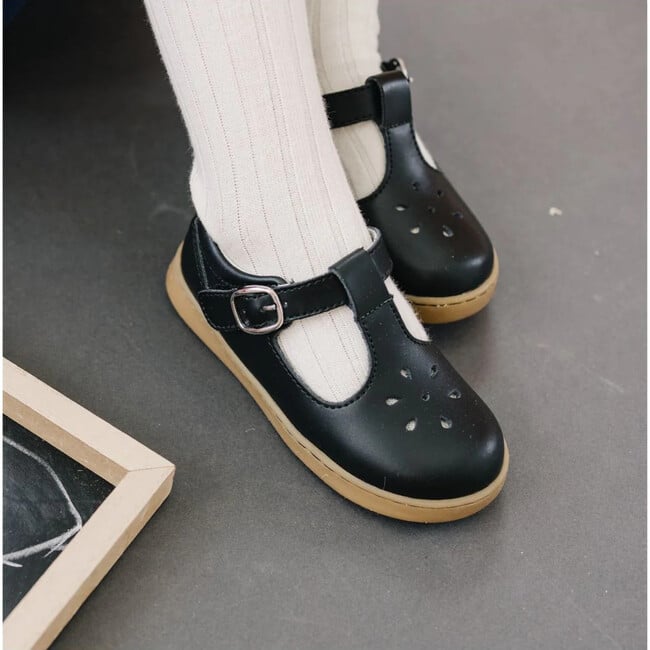 Chelsea T-Strap Mary Jane, Black - Flats - 3