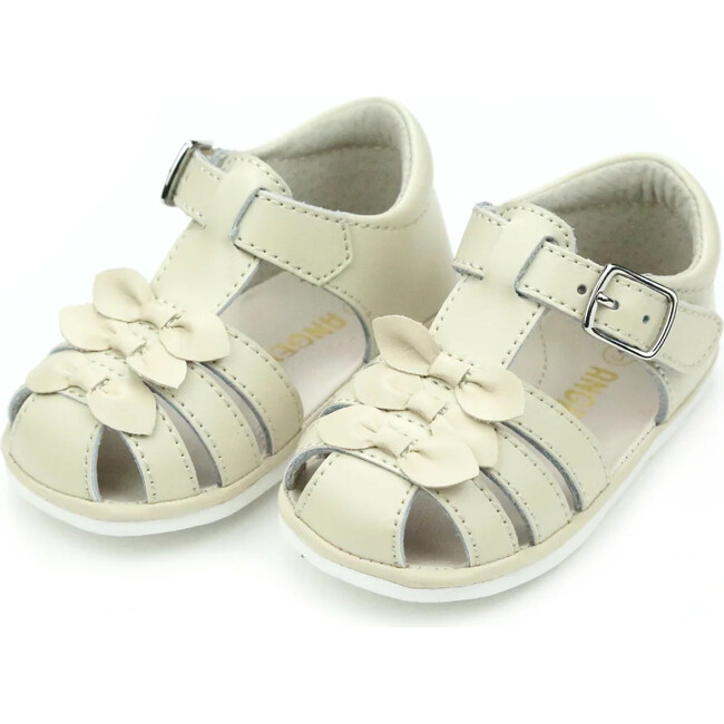 Everly Bow Sandal, Oatmeal
