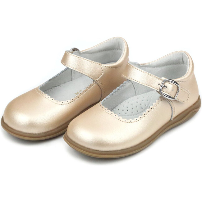 Chloe Scalloped Mary Jane, Champagne
