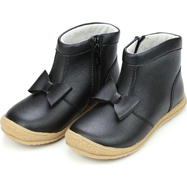 Hilary Bow Boot, Black - Boots - 1