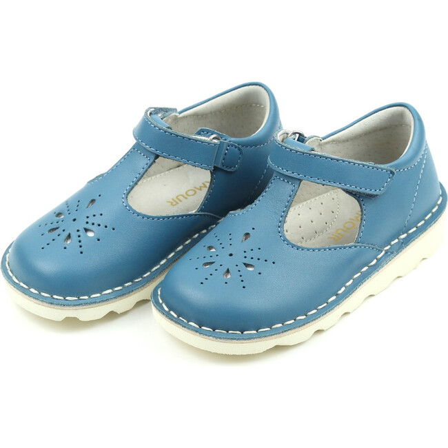 Alix Wedge Mary Jane, Cerulean Blue
