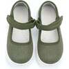 Jenna Canvas Mary Jane, Moss Green - Mary Janes - 2
