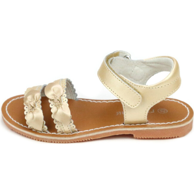 Josie Scalloped Sandal, Champagne - Sandals - 2