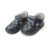 Mack Leather Fisherman Sandal, Navy - Sandals - 1 - thumbnail